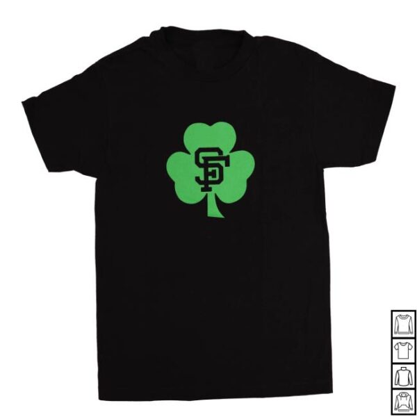 kenny sfog north beach merch store sf shamrock black t shirt