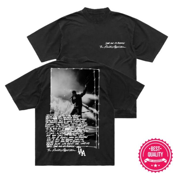 kenny the amity affliction store soak me in bleach black t shirt