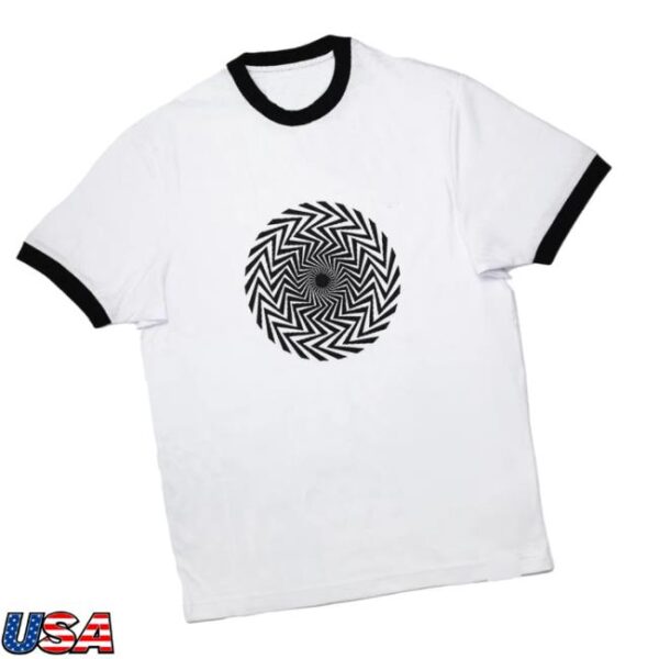 kenny the who merch store the who x modfather clothing black spiral t shirt ww