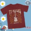 kenny ty myers merch store red guitar logo tee ww