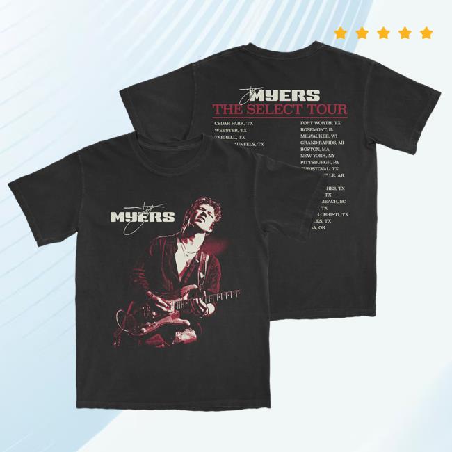 Ty Myers Merch Store Ty Myers The Select Tour Tee - Graphic Design Prints