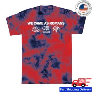 kenny we came as romans merch store icon crystal tie dye shirt