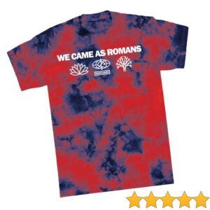 kenny we came as romans merch store icon crystal tie dye shirt we