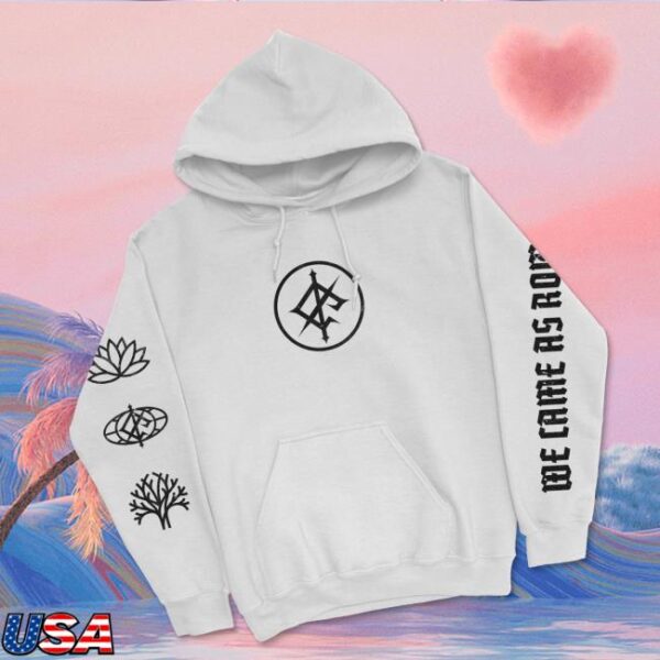 kenny we came as romans merch store icon hoodie white wew