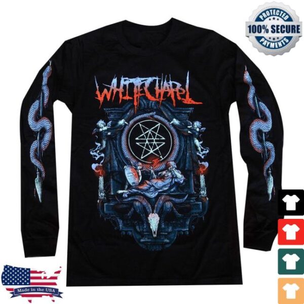 kenny whitechapel merch store serpentine altar black long sleeve