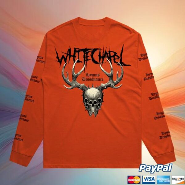 kenny whitechapel store merch dissonance orange long sleeve