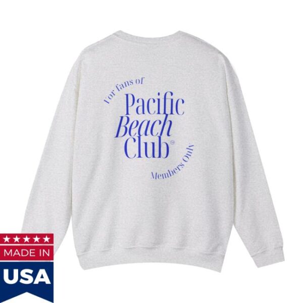 kenny Thebandpacific Merch Store Pacific Beach Club Crewneck Sweatshirt