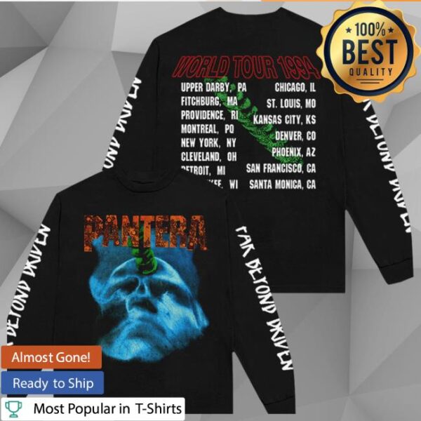 kenny pantera store merch far beyond driven 1994 tour long sleeve sd