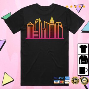 kenny 704 Shop Store Clt Gradient Skyline Shirt