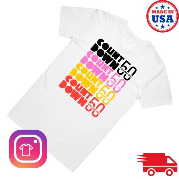 kenny Abc Merch Countdown 50 Years On Tee White0