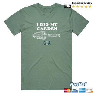 kenny Abc Merch Gardening Australia I Dig My Garden Tee Sage