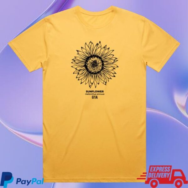 kenny Abc Merch Gardening Australia Sunflower Yellow Shirt