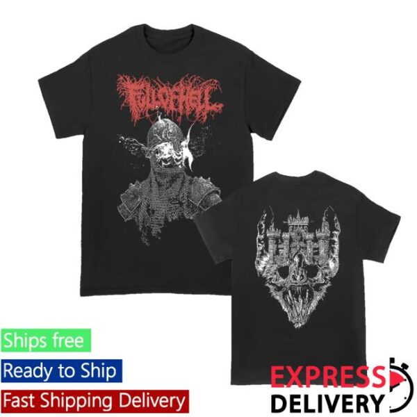 kenny Allin Merch Full Of Hell Fallen Bat Knight Tee