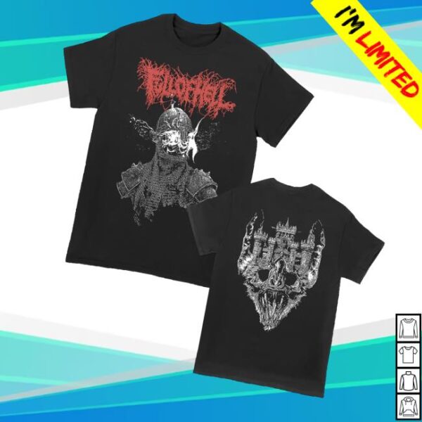 kenny Allin Merch Full Of Hell Fallen Bat Knight Teev
