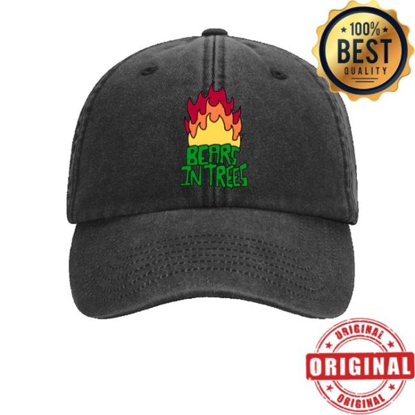 kenny Bears In Trees Merch Fire Logo Cap