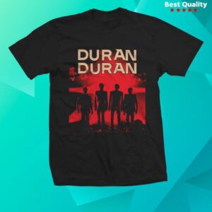 kenny Duran Duran Official Store Black Euro 25 Band Lineup Shirt