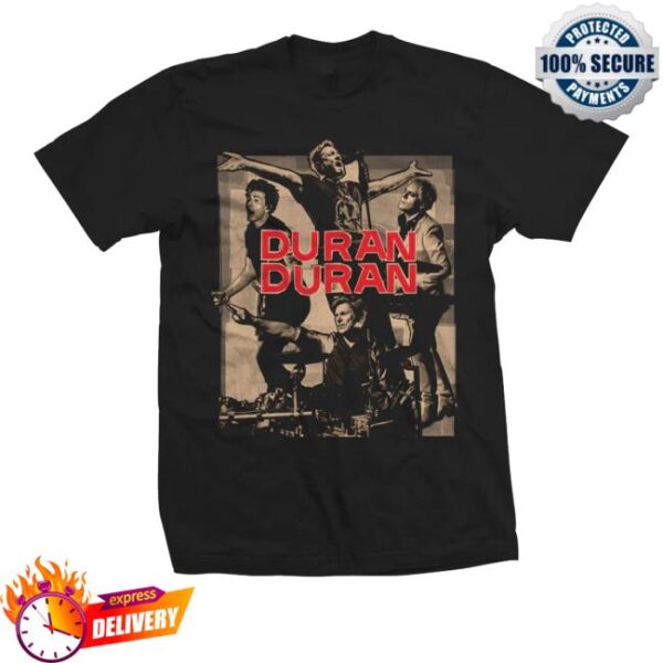 kenny Duran Duran Official Store Black Euro 25 Collage Shirt