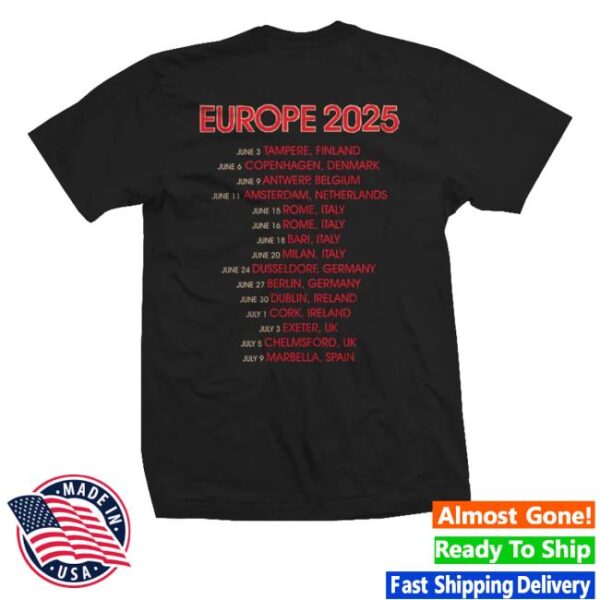 kenny Duran Duran Official Store Black Euro 25 Collage Shirts