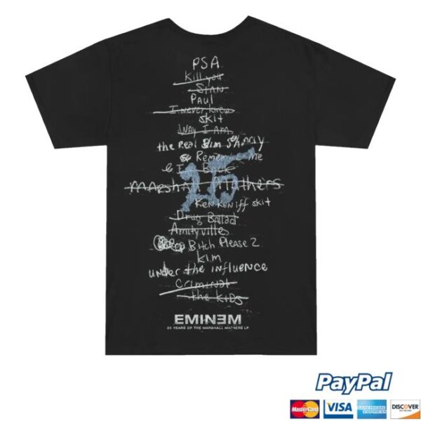 kenny Eminem Merch Store Mlp25 Tracklist Shirts