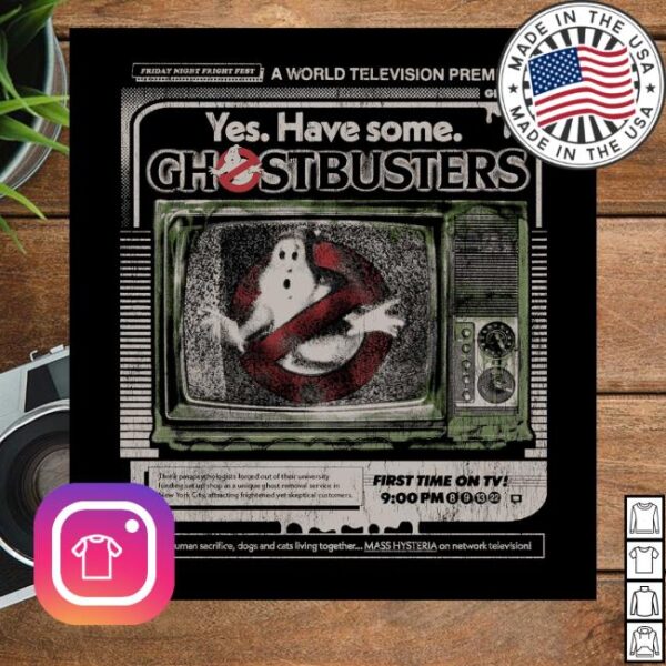 kenny Fright Rags Merch Store Ghostbusters Tv Ad Shirt