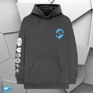 kenny James Arthur Merch Store Pisces Charcoal Hoodie