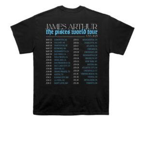 kenny James Arthur Merch Store The Pisces World Tour Pisces Photo Dateback Teec