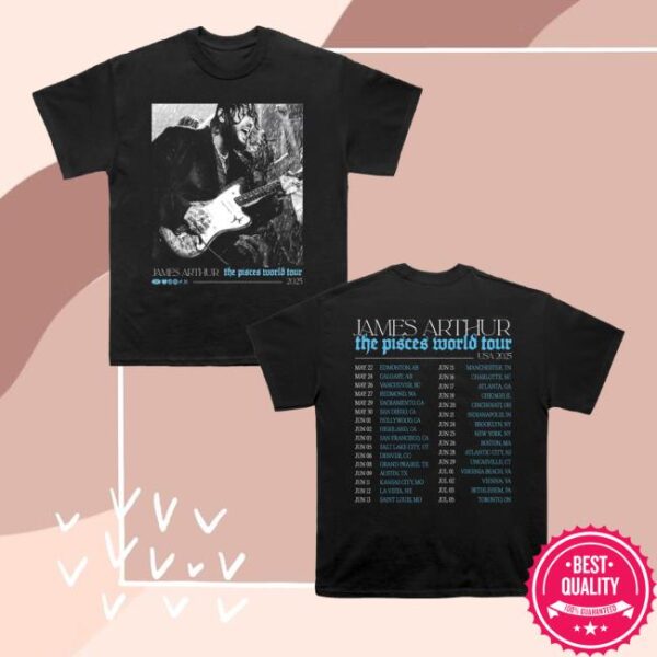 kenny James Arthur Merch Store The Pisces World Tour Pisces Photo Dateback Teecc