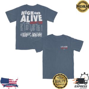 kenny Keith Urban Merch Sctcore Blue High And Alive World Tour 2025 Shirt kenny Keith Urban Merch Sctcore Blue High And Alive World Tour 2025 Shirt