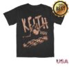 kenny Keith Urban Merch Store Black Checkered Shirt