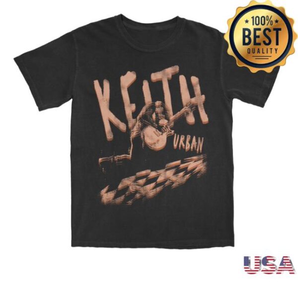 kenny Keith Urban Merch Store Black Checkered Shirt