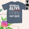 kenny Keith Urban Merch Store Blue High And Alive World Tour 2025 Shirt