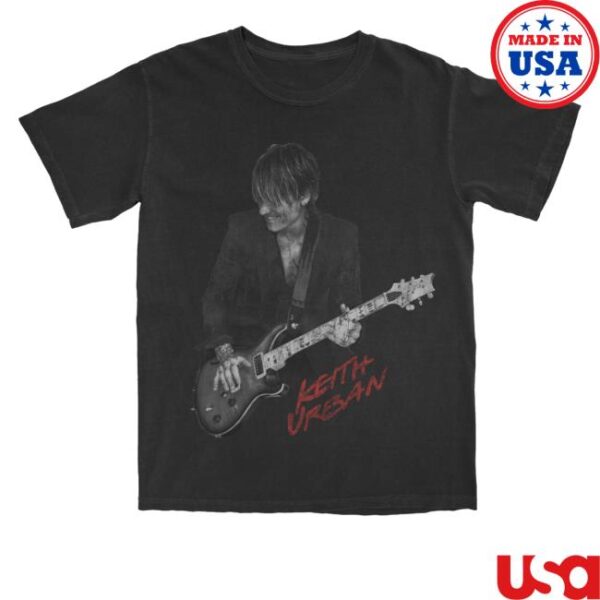 kenny Keith Urban Merch Store Guitar Photo Tour Shirt
