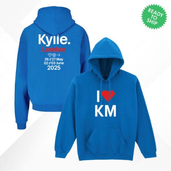 kenny Kylie Merch Store I Love Km London Event Hoodieds