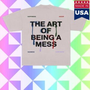 kenny Lauren Spencer Smith Official Merch Shop The Art Of Being A Mess Photo Shirt