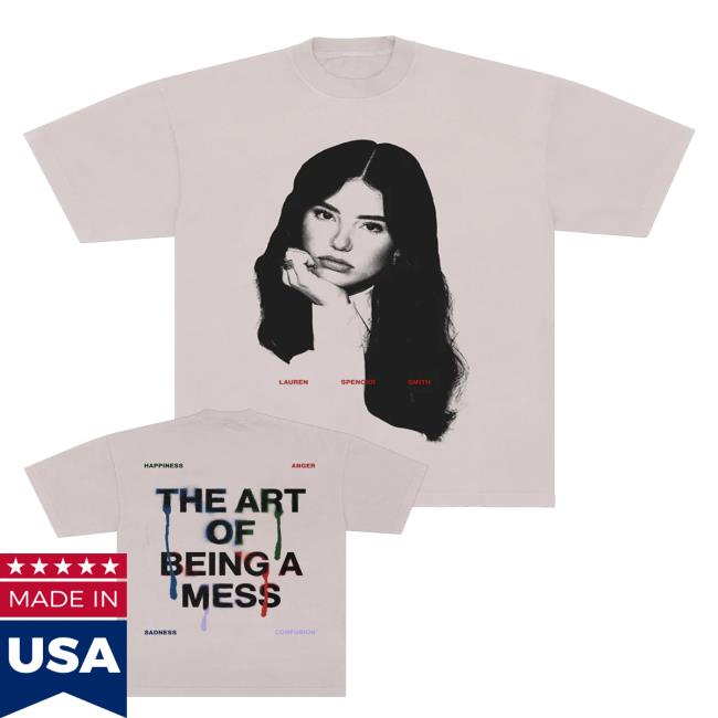 Lauren Spencer Smith Official Merch Shop The Art Of Being A Mess Photo Shirt - Graphic Design Prints