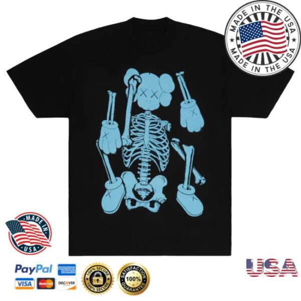 kenny Letgodsortemout Merch Kaws X Clipse Let God Sort 'Em Out Cover Tee Blue1