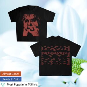 kenny Michaelcliffordsucks Shop Portrait Lyric Black Tee 1