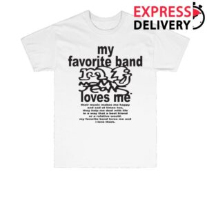 kenny Mom Jeans Web Store My Fav Band Loves Me Tee