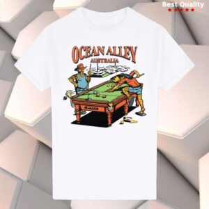 kenny Ocean Alley Merch Pool Table Tee White kenny Ocean Alley Merch Pool Table Tee White