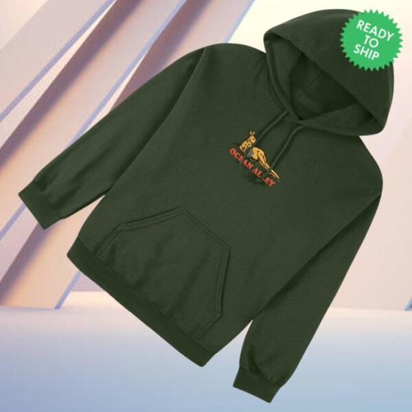 kenny Ocean Alley Merch Roo Hood Forest Green0