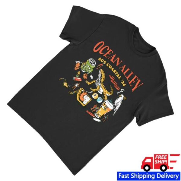 kenny Ocean Alley Merch Tour 24 Tee Black0