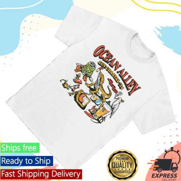 kenny Ocean Alley Merch Tour 24 Tee White0