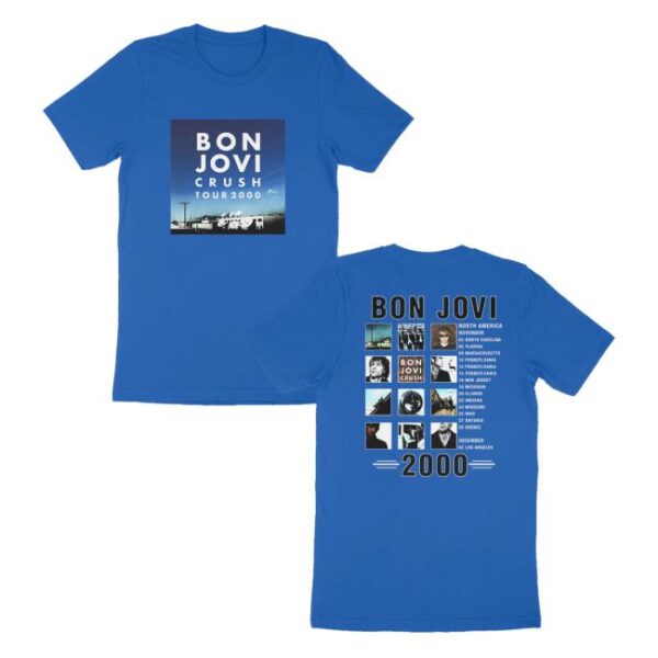 kenny Official Bon Jovi Merch Store Crush 2000 Tour Shirtss