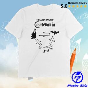 kenny Official Dead By Daylight X Castlevania Vampiric Shift Shirt Dead By Daylight Store Merch