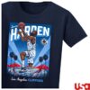 kenny Official Navy James Harden Graphic Shirtss 3