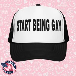 kenny Parishilton Shop Start Being Gay Trucker Hat kenny Parishilton Shop Start Being Gay Trucker Hat