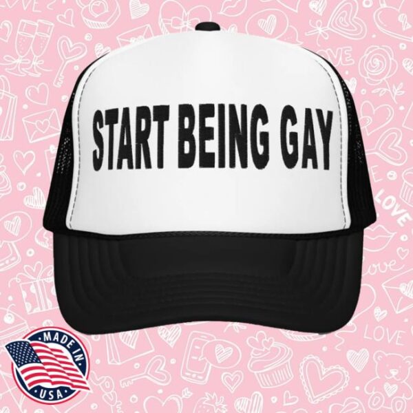 kenny Parishilton Shop Start Being Gay Trucker Hat