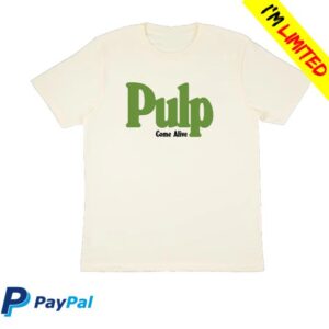 kenny Pulp Shop Pulp Come Alive Ecru T Shirt