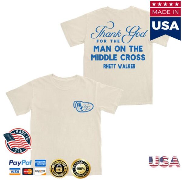 kenny Rhett Walker Store Man On The Middle Cross Rose Shirt1