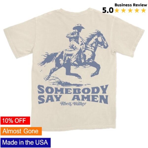 kenny Rhett Walker Store Somebody Say Amen Shirt0